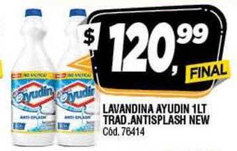 Supermercados Yaguar Lavandina ayudin trad antisplash new oferta