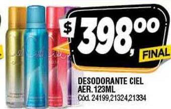 Supermercados Yaguar Desodorante ciel aer. oferta