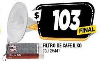 Supermercados Yaguar Filtro de cafe ilko oferta