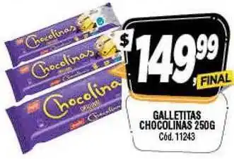 Supermercados Yaguar Galletitas chocolinas oferta