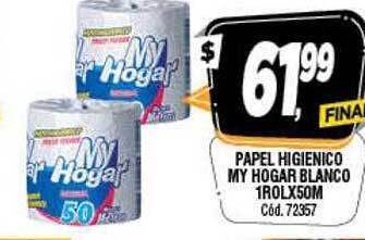 Supermercados Yaguar Papel higienico my hogar blanco oferta