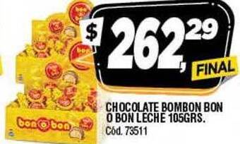 Supermercados Yaguar Chocolate bombon bon o bon leche oferta