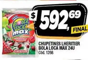 Supermercados Yaguar Chupetines lheritier bola loca max oferta