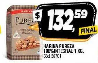 Supermercados Yaguar Harina pureza 100% integral oferta