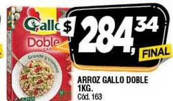 Supermercados Yaguar Arroz gallo doble oferta