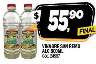 Supermercados Yaguar Vinagre san remo alc oferta