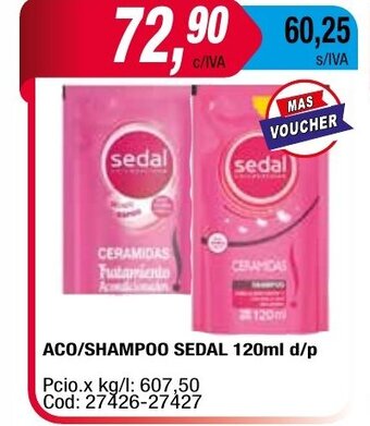 Maxiconsumo Sedal Aco/Shampoo oferta