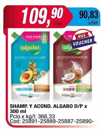 Maxiconsumo Shamp y Acond Algabo oferta