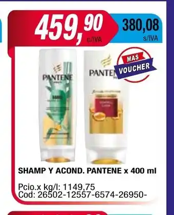 Maxiconsumo Pantene Shamp y Acond oferta