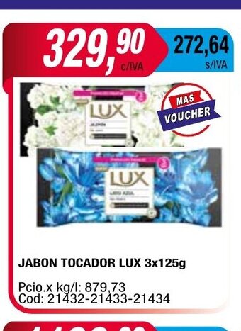 Maxiconsumo Lux Jabon Tocador oferta