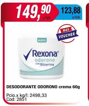 Maxiconsumo Desodorante Odorono Crema oferta