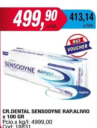 Maxiconsumo Sensodyne Dental Rap Alivio oferta