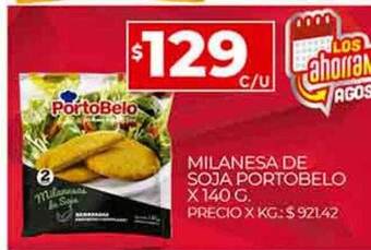Supermercados DIA Milanesa de soja portobelo oferta