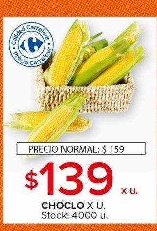 Carrefour Maxi Choclo oferta