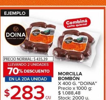 Carrefour Maxi Morcilla bombon oferta
