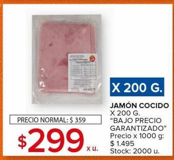 Carrefour Maxi Jamón cocido oferta