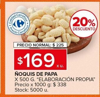 Carrefour Maxi Ñoquis de papa oferta
