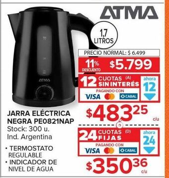 Jarra electrica