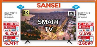 Carrefour Maxi Smart tv sansei oferta