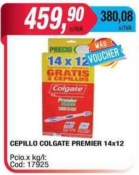 Maxiconsumo Cepillo Colgate Premier 14x12 oferta