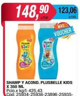 Maxiconsumo Shamp Y Ancond. Plusbelle Kids x 350ml oferta