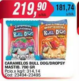 Maxiconsumo Caramelos Bull Dog Dropsy Mastib. oferta