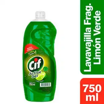 Supermercados Comodin Detergente concentrado cif active gel limón verde 750 ml oferta