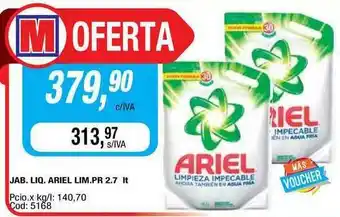 Maxiconsumo Jab. Liq. Ariel Lim. Pr oferta