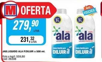 Maxiconsumo Jab. Liquido Ala P. Diluir oferta