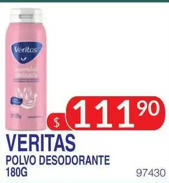 Masivos Veritas Polvo Desodorante 180G oferta