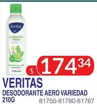Masivos Veritas Desodorante Aero Variedad 210G oferta