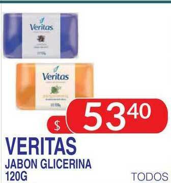 Masivos Veritas Jabon Glicerina 120G oferta