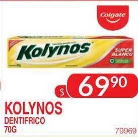 Masivos Kolynos Dentifrico 70G oferta
