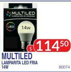 Masivos Multiled Lamparita Led Fria 14W oferta