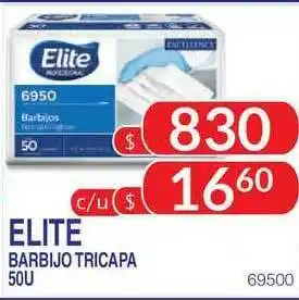 Masivos Elite Barbijo Tricapa 50U oferta