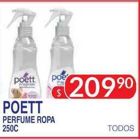 Masivos Poett Perfume Ropa 250C oferta