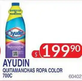 Masivos Ayudin Quitamanchas Ropa Color 700C oferta