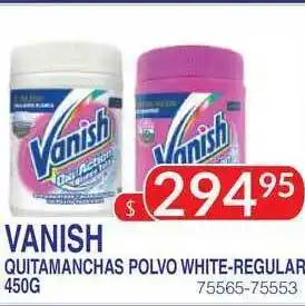 Masivos Vanish Quitamanchas Polvo White-Regular 450G oferta