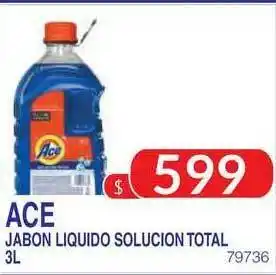 Masivos Ace Jabon Liquido Solucion Total 3L oferta