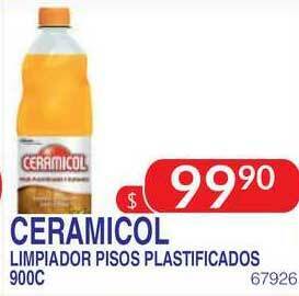 Masivos Ceramicol Limpiador Pisos Plastificados 900C oferta