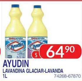 Masivos Ayudin Lavandina Glaciar-Lavanda 1L oferta