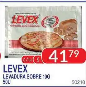 Masivos Levex Levadura Sobre 10G 50U oferta
