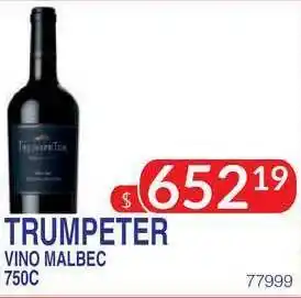 Masivos Trumpeter Vino Malbec 750C oferta