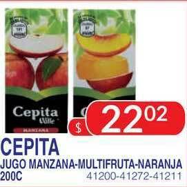 Masivos Cepita Jugo Manzana-Multifruta-Naranja 200C oferta