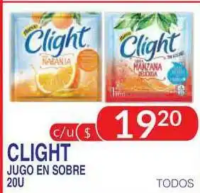 Masivos Clight Jugo En Sobre 20U oferta