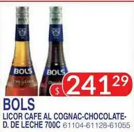 Masivos Bols Licor Cafe Al Cognac-Chocolate-D. De Leche 700C oferta