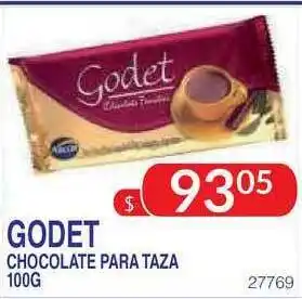 Masivos Godet Chocolate Para Taza 100G oferta