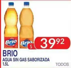 Brio Agua Sin Gas Saborizada 1.5L