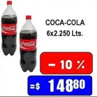 Coca-Cola 6x2.250 Lts.