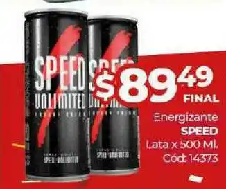 Diarco Energizante Speed x500 ml oferta